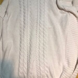 Cream Cable Knit Sweater
